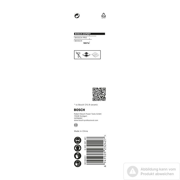 Foto von Bosch EXPERT HEX-9 Hard Ceramic Bohrer, 6x90 mm Foto von Bosch EXPERT HEX-9 Hard Ceramic Bohrer, 6x90 mm