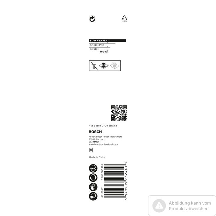 Foto von Bosch EXPERT HEX-9 Hard Ceramic Bohrer, 8x90 mm Foto von Bosch EXPERT HEX-9 Hard Ceramic Bohrer, 8x90 mm