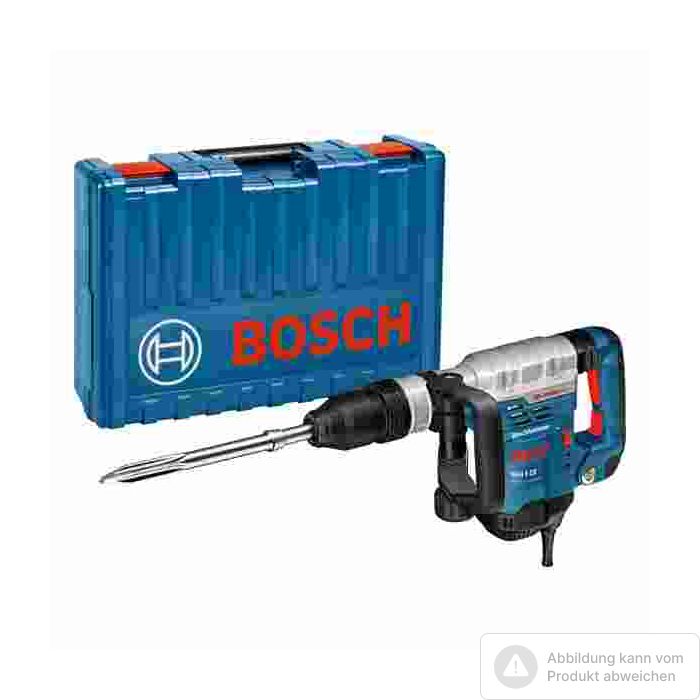 Foto von Bosch Schlaghammer mit SDS max GSH 5 CE im Handwerkerkoffer Foto von Bosch Schlaghammer mit SDS max GSH 5 CE im Handwerkerkoffer