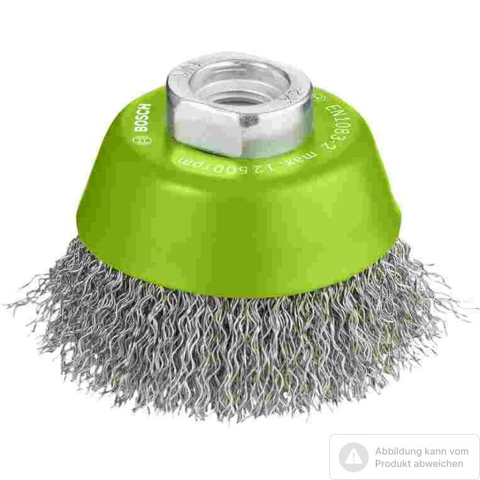 Bild von Bosch PRO Stainless Steel clean Topfbürste, 65 x 0,3 mm, Gewinde Bild von Bosch PRO Stainless Steel clean Topfbürste, 65 x 0,3 mm, Gewinde