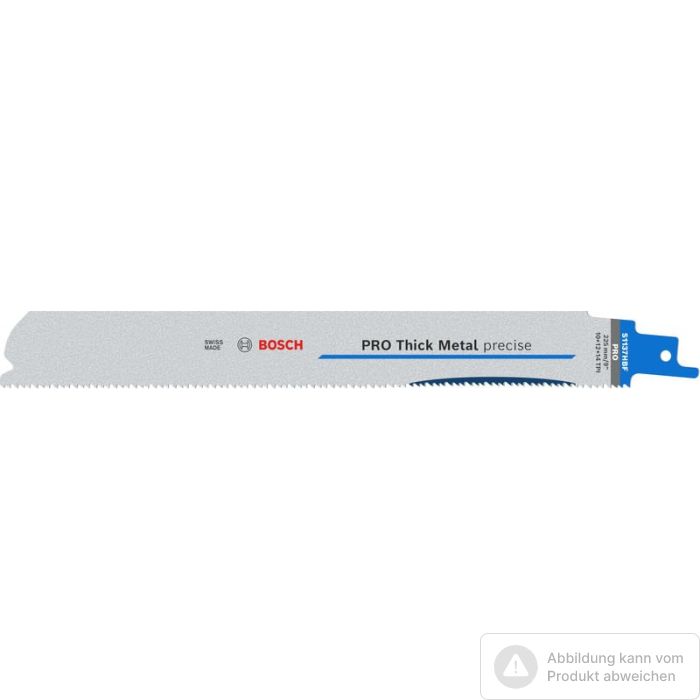 Bild von Bosch PRO Thick Metal precise S1137HBF Säbelsägeblatt, 1,1 x 25 x 225 mm, 5-tlg. Bild von Bosch PRO Thick Metal precise S1137HBF Säbelsägeblatt, 1,1 x 25 x 225 mm, 5-tlg.