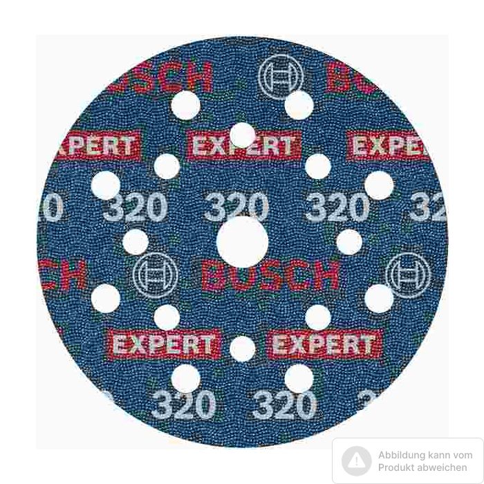 Bild von Bosch EXPERT O780 Folienschleifscheibe, 125 mm, K320 Bild von Bosch EXPERT O780 Folienschleifscheibe, 125 mm, K320