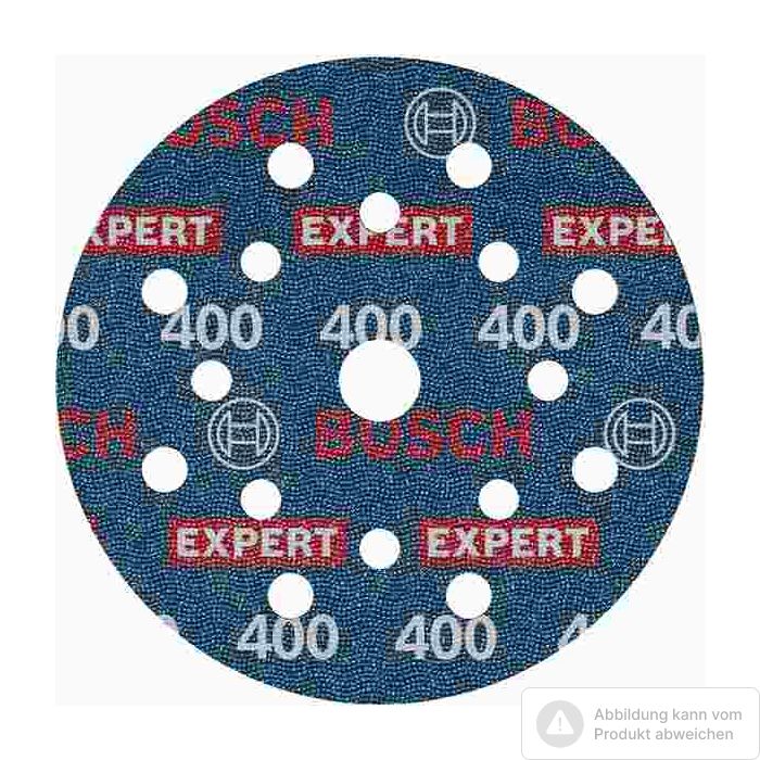 Foto von Bosch EXPERT O780 Folienschleifscheibe, 125 mm, K400 Foto von Bosch EXPERT O780 Folienschleifscheibe, 125 mm, K400