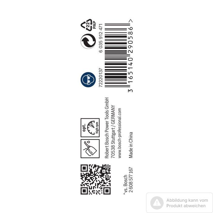 Foto von Bosch PRO Metal HSS-G Spiralbohrer, 3,5 x 39 x 70 mm, 10-tlg. Foto von Bosch PRO Metal HSS-G Spiralbohrer, 3,5 x 39 x 70 mm, 10-tlg.