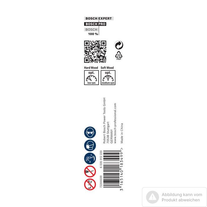 Bild von Bosch PRO Wood Holzschlangenbohrer, 8 x 385 x 450 mm Bild von Bosch PRO Wood Holzschlangenbohrer, 8 x 385 x 450 mm