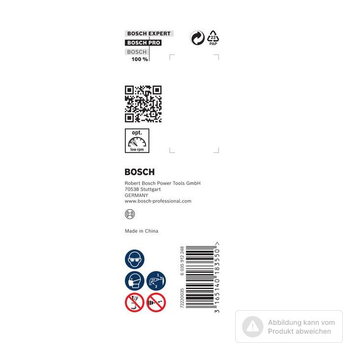 Bild von Bosch PRO Wood Holzschlangenbohrer, 20 x 385 x 450 mm Bild von Bosch PRO Wood Holzschlangenbohrer, 20 x 385 x 450 mm
