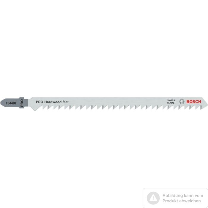 Bild von Bosch PRO Hardwood fast T344DF Stichsägeblatt, 152 mm, 5-tlg. Bild von Bosch PRO Hardwood fast T344DF Stichsägeblatt, 152 mm, 5-tlg.