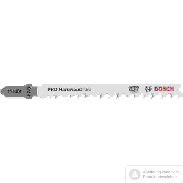 Bild von Bosch PRO Hardwood fast T144DF Stichsägeblatt, 100 mm, 5-tlg. Bild von Bosch PRO Hardwood fast T144DF Stichsägeblatt, 100 mm, 5-tlg.