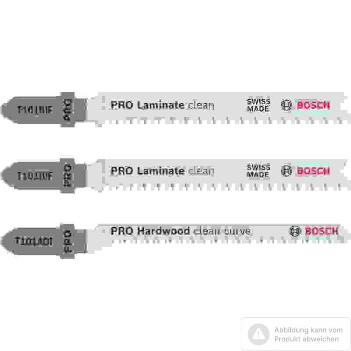 Bild von Bosch PRO Laminate Set, T-Schaft, 3-tlg. Bild von Bosch PRO Laminate Set, T-Schaft, 3-tlg.