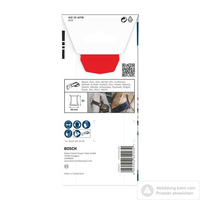 Bild von Bosch PRO AIZ 32 APIB Tauchsägeblatt, 32 x 50 mm Bild von Bosch PRO AIZ 32 APIB Tauchsägeblatt, 32 x 50 mm