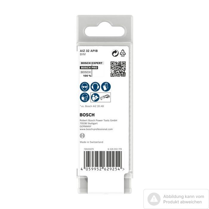 Bild von Bosch PRO AIZ 32 APIB Blatt für Multifunktionswerkzeuge, 32 x 50 mm, 10-tlg. Bild von Bosch PRO AIZ 32 APIB Blatt für Multifunktionswerkzeuge, 32 x 50 mm, 10-tlg.