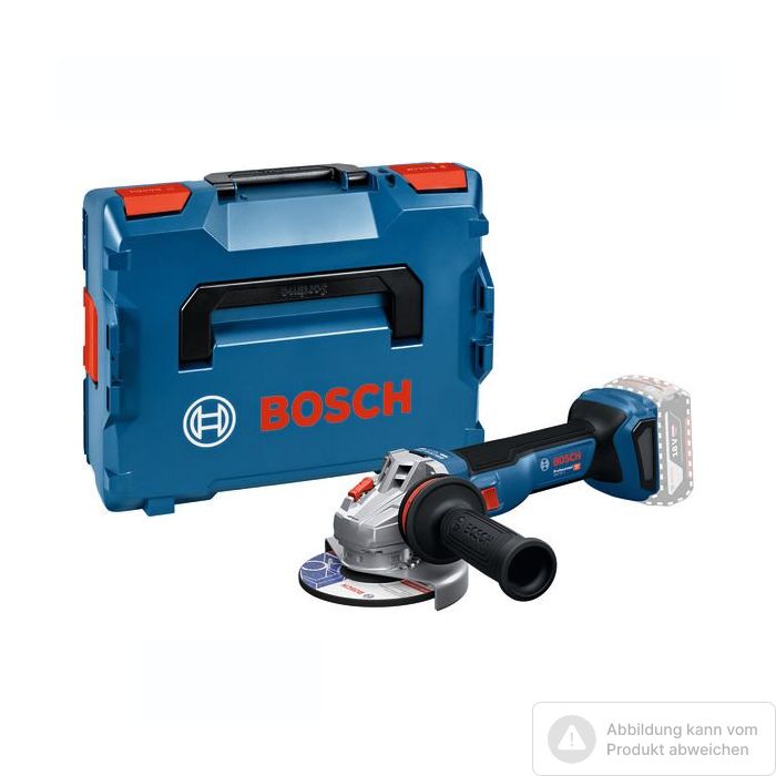 Foto von Bosch Akku-Winkelschleifer GWS 18V-11 in L-BOXX Foto von Bosch Akku-Winkelschleifer GWS 18V-11 in L-BOXX