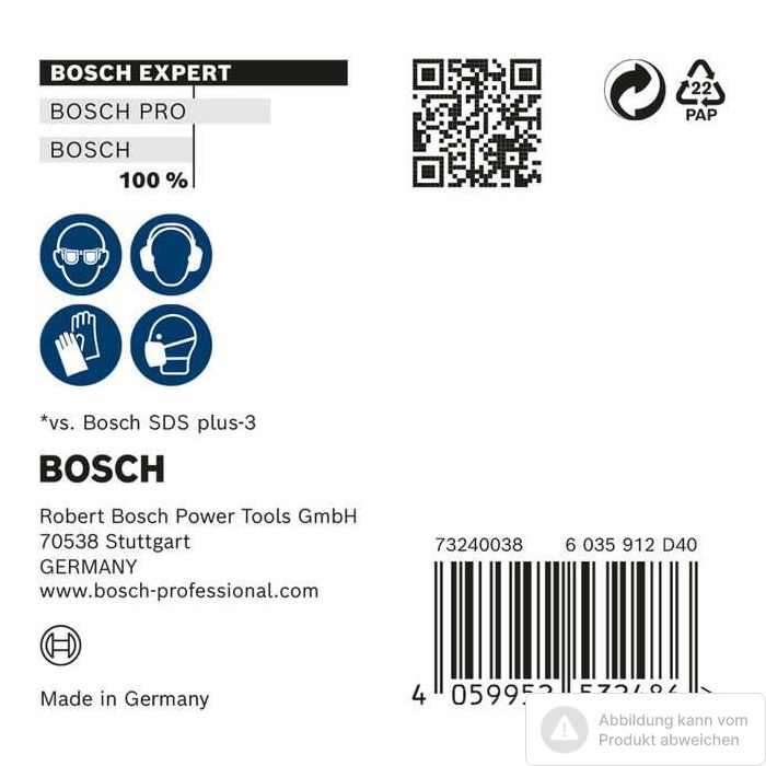 Bild von Bosch EXPERT SDS plus-7X Hammerbohrer-Set, 12x200x265 mm, 10-tlg. Bild von Bosch EXPERT SDS plus-7X Hammerbohrer-Set, 12x200x265 mm, 10-tlg.