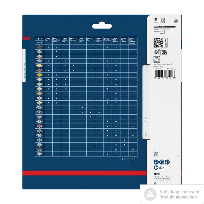 Bild von Bosch EXPERT High Pressure Laminate Kreissägeblatt, 210x2,8/1,8x30 mm, Z60 Bild von Bosch EXPERT High Pressure Laminate Kreissägeblatt, 210x2,8/1,8x30 mm, Z60