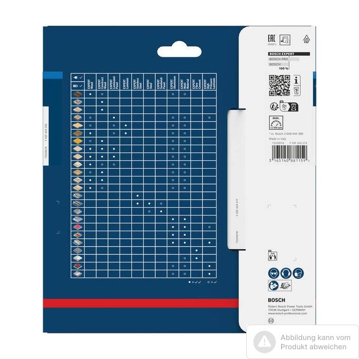 Bild von Bosch EXPERT Sandwich Panel Kreissägeblatt, 160x2/1,6x20 mm, Z30 Bild von Bosch EXPERT Sandwich Panel Kreissägeblatt, 160x2/1,6x20 mm, Z30