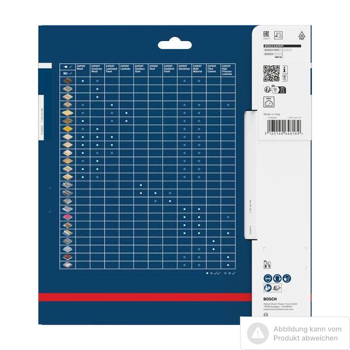 Foto von Bosch EXPERT Multi Material Kreissägeblatt, 216x2,4/1,8x30 mm, Z64 Foto von Bosch EXPERT Multi Material Kreissägeblatt, 216x2,4/1,8x30 mm, Z64