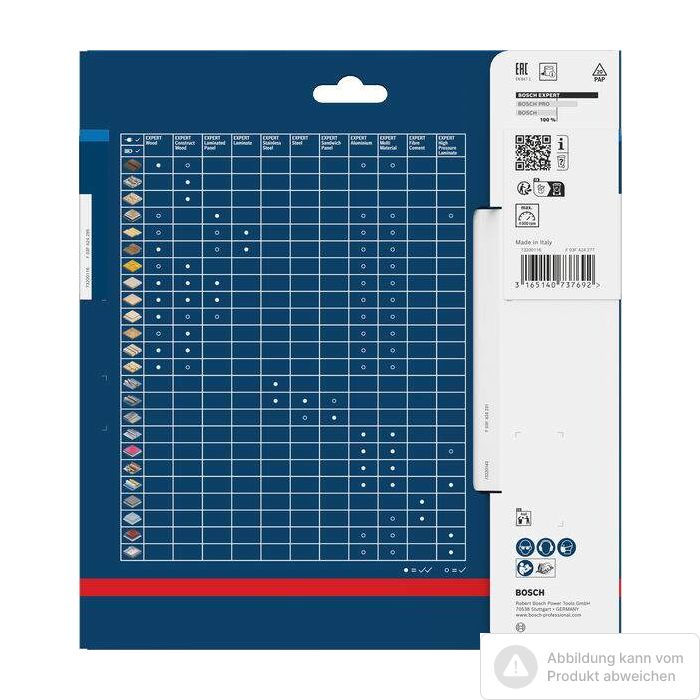 Bild von Bosch EXPERT Steel Kreissägeblatt, 190x2/1,6x20 mm, Z40 Bild von Bosch EXPERT Steel Kreissägeblatt, 190x2/1,6x20 mm, Z40