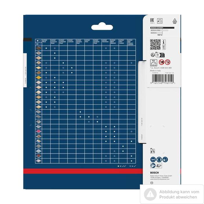 Foto von Bosch EXPERT Fibre Cement Kreissägeblatt, 190x2,2/1,6x30 mm, Z4 Foto von Bosch EXPERT Fibre Cement Kreissägeblatt, 190x2,2/1,6x30 mm, Z4