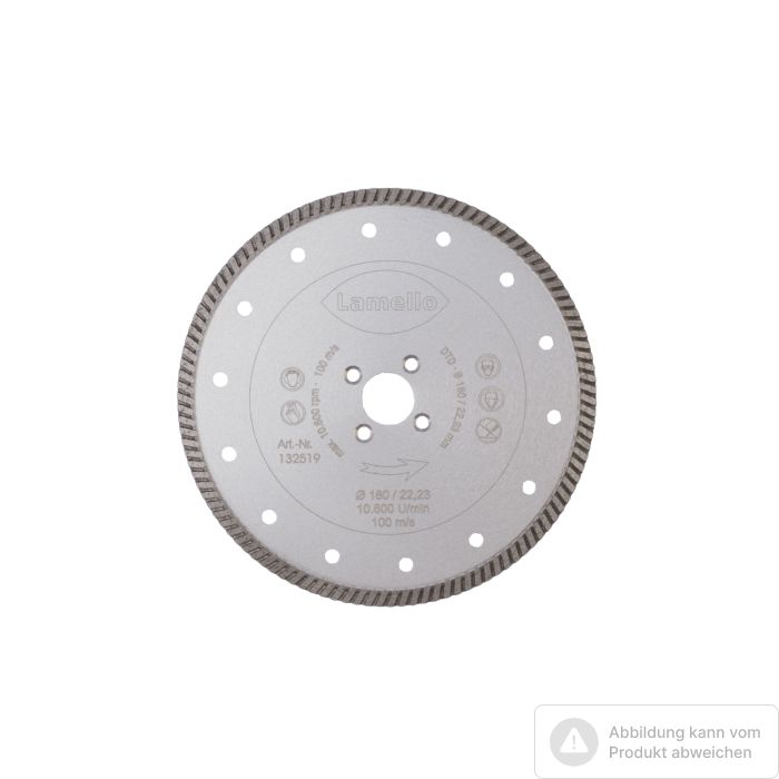 Bild von Lamello Tanga Delta Trennscheibe, DP, Ø180x2.6xØ22 mm, NL 4 Bild von Lamello Tanga Delta Trennscheibe, DP, Ø180x2.6xØ22 mm, NL 4