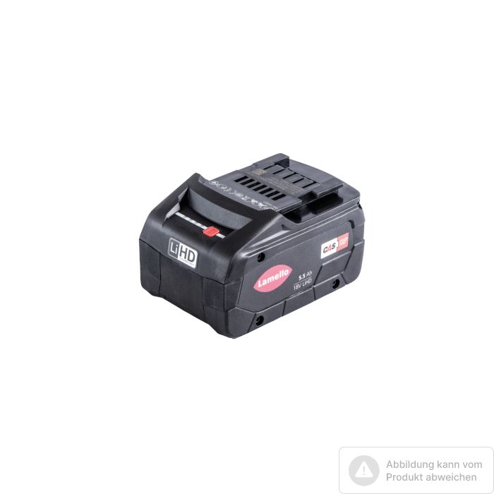 Foto von Lamello Akkupack 18V, LiHD 5.5 Ah, für Zeta P2 Akku,Classic X Akku Foto von Lamello Akkupack 18V, LiHD 5.5 Ah, für Zeta P2 Akku,Classic X Akku