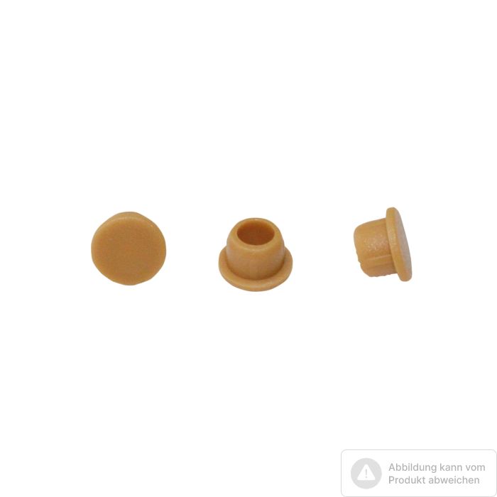 Bild von Lamello Clamex Abdeckkappe, 100 Stück, RAL 1011 braunbeige, Buche Bild von Lamello Clamex Abdeckkappe, 100 Stück, RAL 1011 braunbeige, Buche