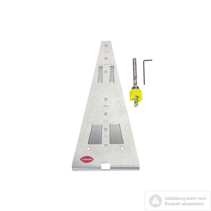 Bild von Lamello Divario Anreisslehre Metall, inkl. Bohrer und drehbarem Tiefensteller Bild von Lamello Divario Anreisslehre Metall, inkl. Bohrer und drehbarem Tiefensteller