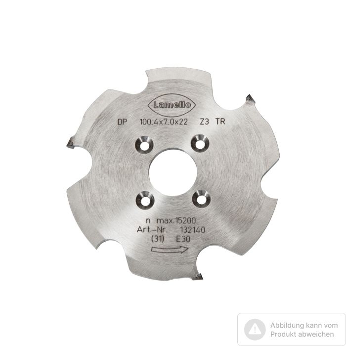 Bild von Lamello Zeta P2, P-System Nutfräser, DP, Ø100.4x7xØ22 mm, Z3, NL 4