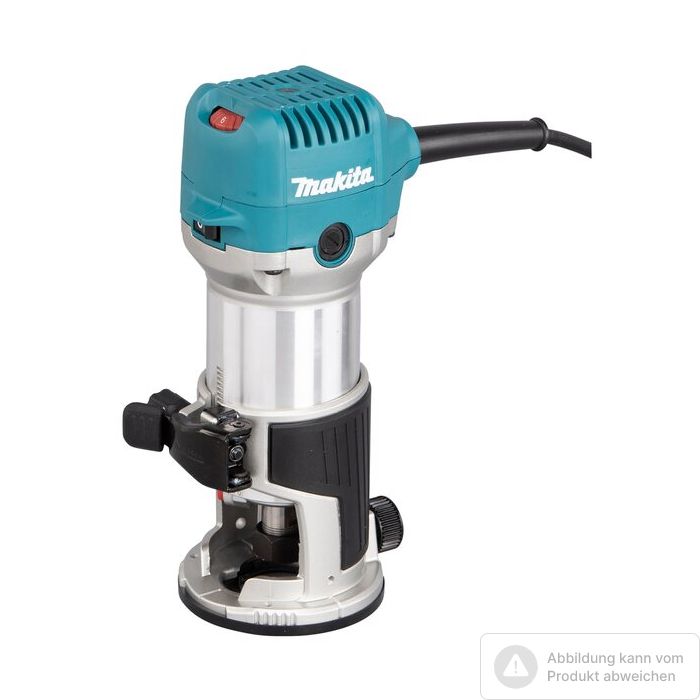 Foto von Makita Oberfräse+Trimmer Set RT0702CX2J 710 Watt, kompl. mit 6+8 mm Spannzange Foto von Makita Oberfräse+Trimmer Set RT0702CX2J 710 Watt, kompl. mit 6+8 mm Spannzange