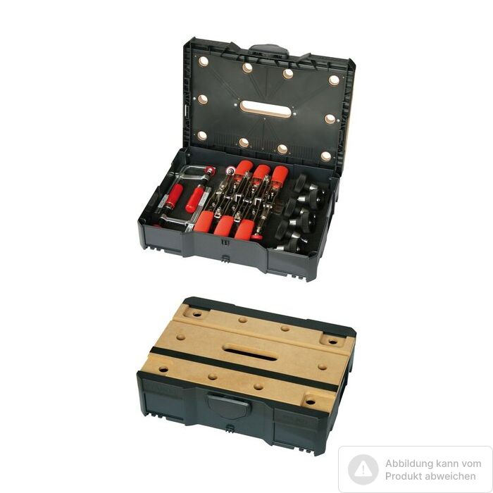 Bild von Bessey Schnellspanner-Systainer Inhalt: 4xWaagerechtspanner, 2xSchubstangenspanner Bild von Bessey Schnellspanner-Systainer Inhalt: 4xWaagerechtspanner, 2xSchubstangenspanner