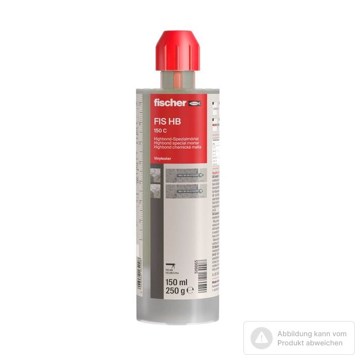 Foto von Fischer Highbond-Spezialmörtel FIS HB 150 C Foto von Fischer Highbond-Spezialmörtel FIS HB 150 C