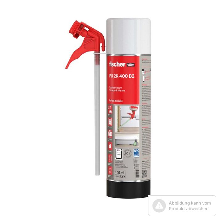 Foto von Fischer Schnellschaum Türzarge & Wanne PU 2K 400
