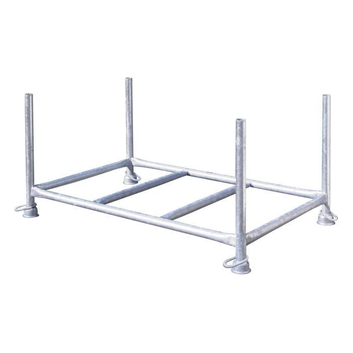 Bild von Müba Stapelpalette, Ø48,3mm, Maß 1,50x0,87x0,60m, 1500kg, verz.