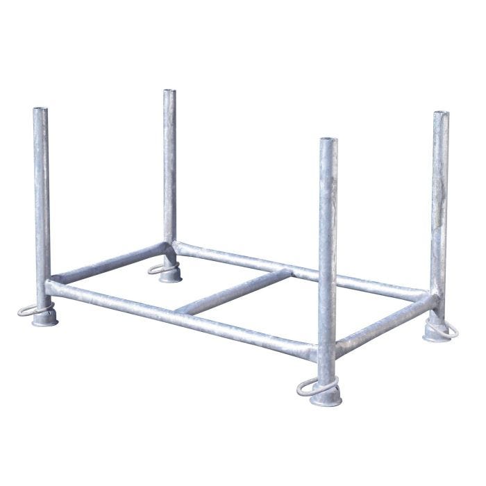 Bild von Müba Universal-Palette, Ø48,3mm, Maß 1,43x0,87x0,70m, 1500kg, verz.