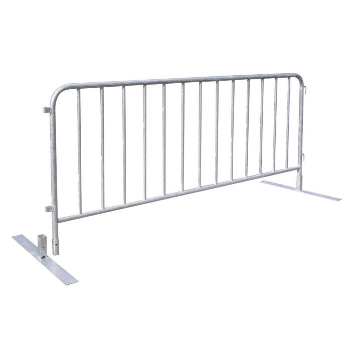 Bild von Müba Absperrgitter ohne Füße, 13 Füllstäbe, schwer, 2,50x1,10m, verz.