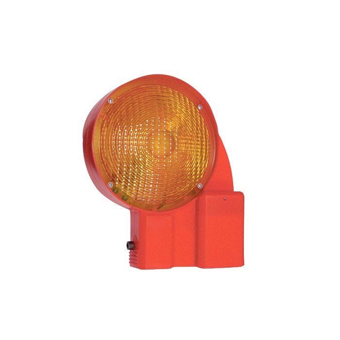 Foto von Müba Bakenleuchte mit LED, BASt V4-14-2001 K, Lichtaustritt gelb