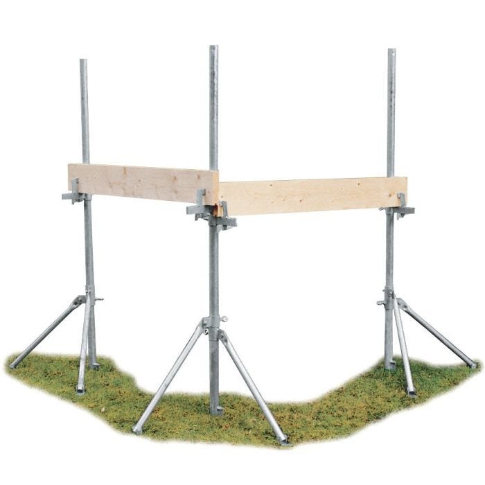 Bild von Müba Standrohr Ø48,3mm mit angeschweißtem Erdnagel, verzinkt