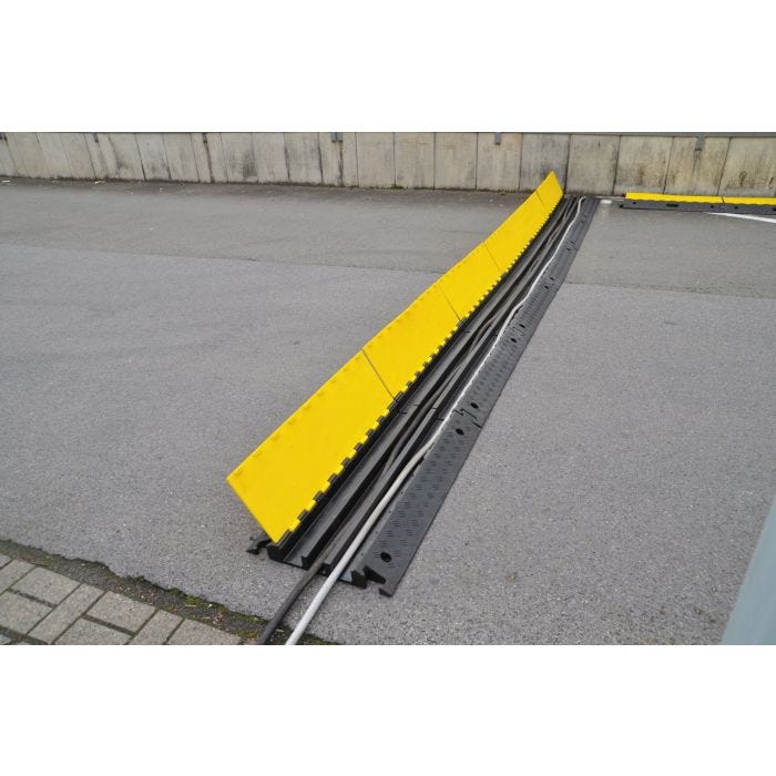 Bild von Müba Kabelüberfahrschutz, Nut/Federsystem, 3 Kanäle Ø60mm