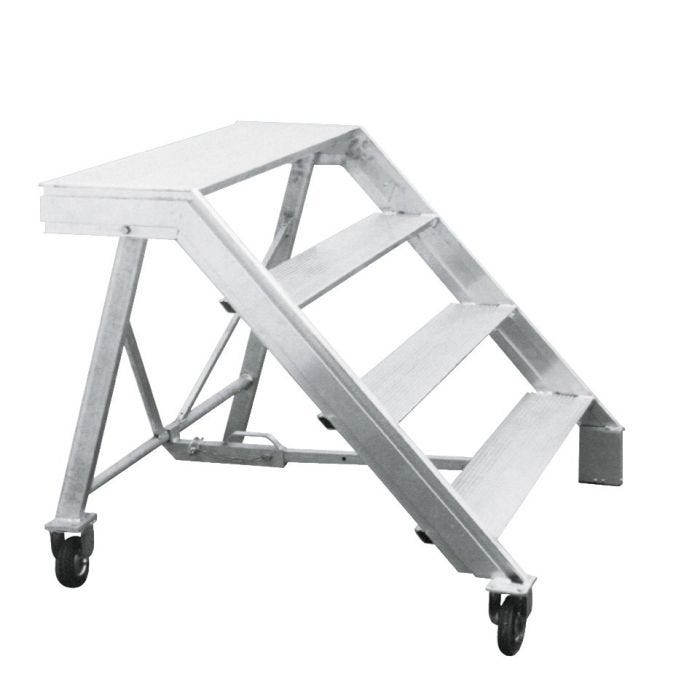 Bild von Müba Alu-Maurertreppe, 1,19x0,42m, 0,98m hoch, 1,25m breit