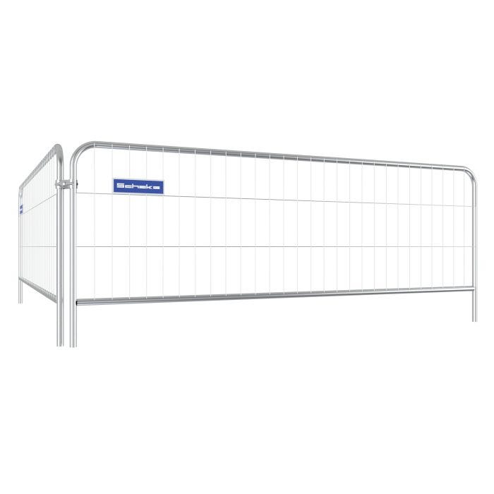 Foto von Schake Mobil-Bauzaun 1,20x3,00m, sendzimirtverz.,