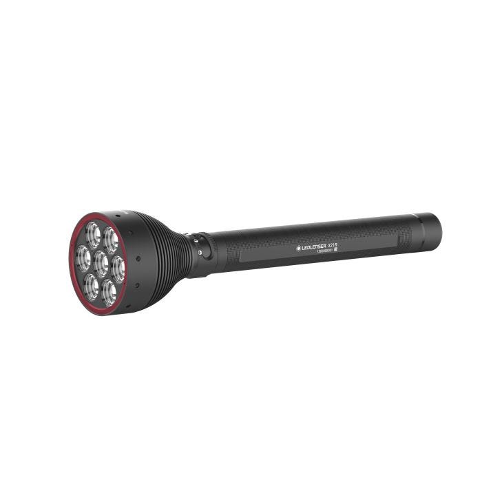 Foto von Led Lenser Taschenlampe X21R wiederaufladbar 5000 lm, 800 m, 40 h, 3 Leuchtstufen, Blink, SOS,