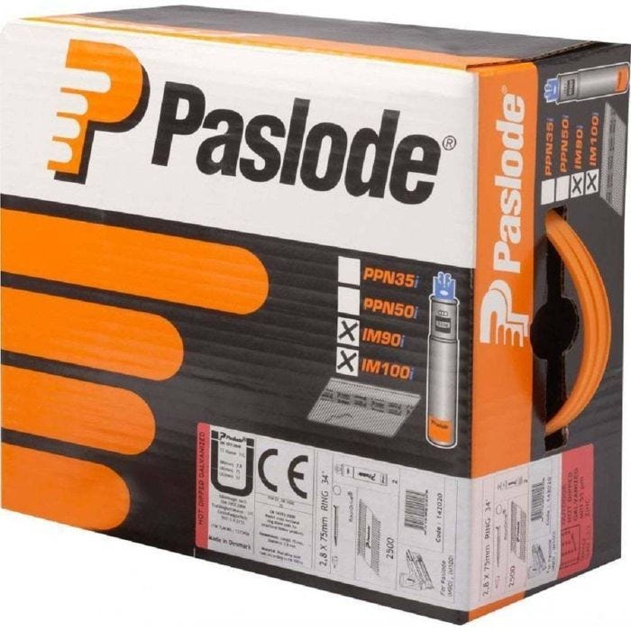 Foto von Paslode Streifennägelpack 2,8 x 63 mm, gerillt, verzinkt