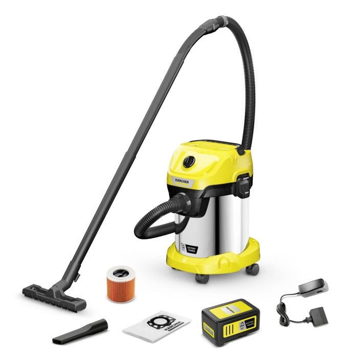 Bild von Kärcher Akku-Nass-/Trockensauger WD 3-18 S Battery Set