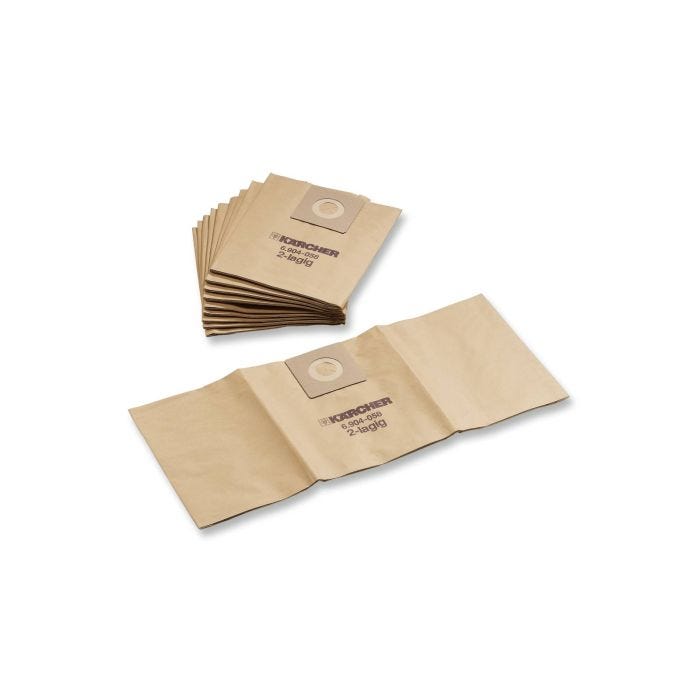 Foto von Kärcher Papierfiltertüten, 300 x , NT 25, NT 35, NT 45, NT 361, NT 561, NT 611