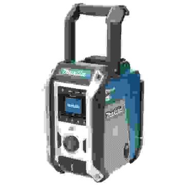 Makita Baustellenradio DMR115 DAB/DAB+/Bluetooth für 10,8-18 Volt Akkus/230 Volt