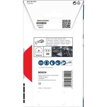 Bosch PRO ACZ 85 RT3 Blatt für Multifunktionswerkzeuge, 85 x 2.5 mm