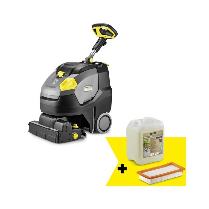 Bild von Kärcher Scheuersaugmaschine B 50 W Bp Pack 115Ah+R55+Dose+Rinse+AF