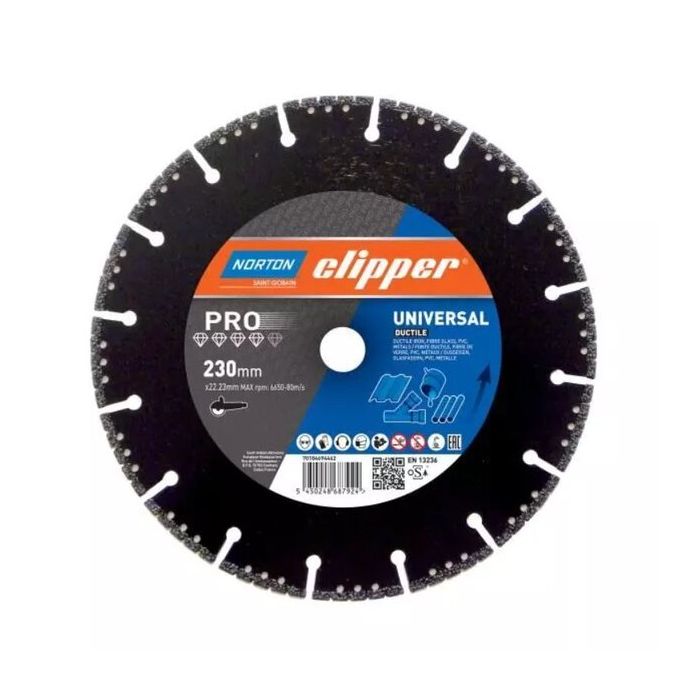 Foto von Norton Clipper Diamantscheibe Pro Universal Ductile - 350 Ø mm Foto von Norton Clipper Diamantscheibe Pro Universal Ductile - 350 Ø mm