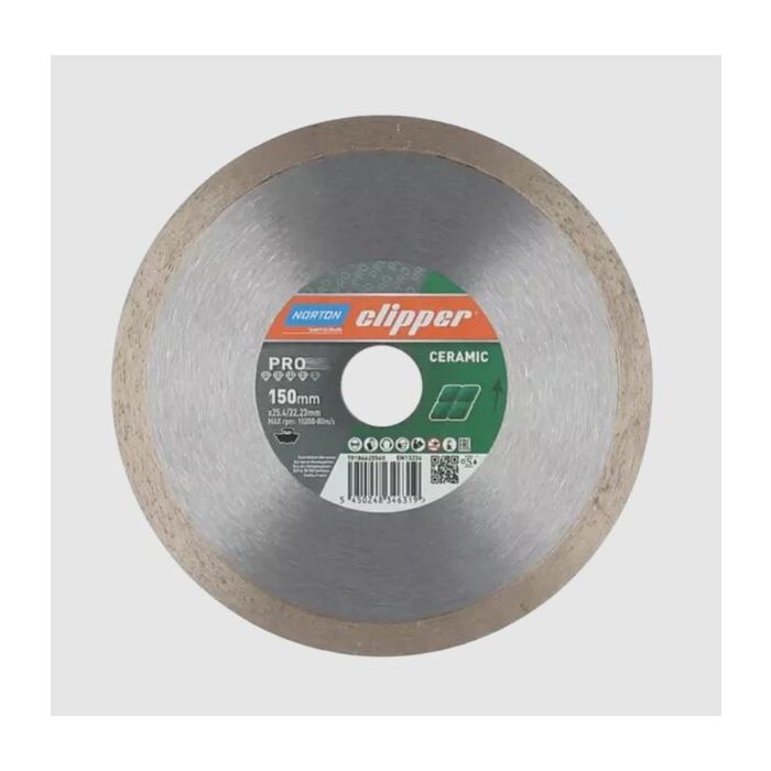 Foto von Norton Clipper Diamantscheibe Pro Ceramic- 230 Ø mm