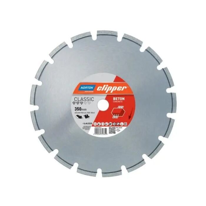 Bild von Norton Clipper Diamantscheibe Classic Beton - 500* Ø mm Bild von Norton Clipper Diamantscheibe Classic Beton - 500* Ø mm