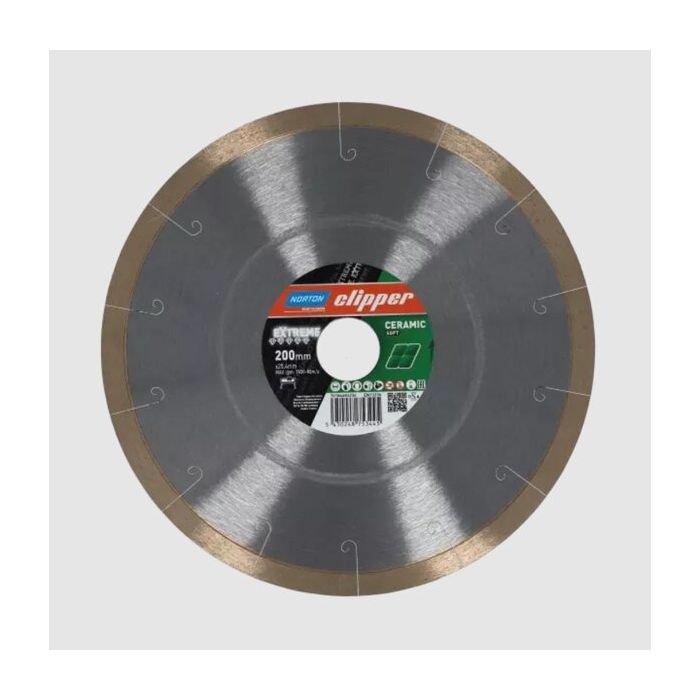 Bild von Norton Clipper Diamantscheibe Extreme Ceramic Soft Ø230 x 25,4